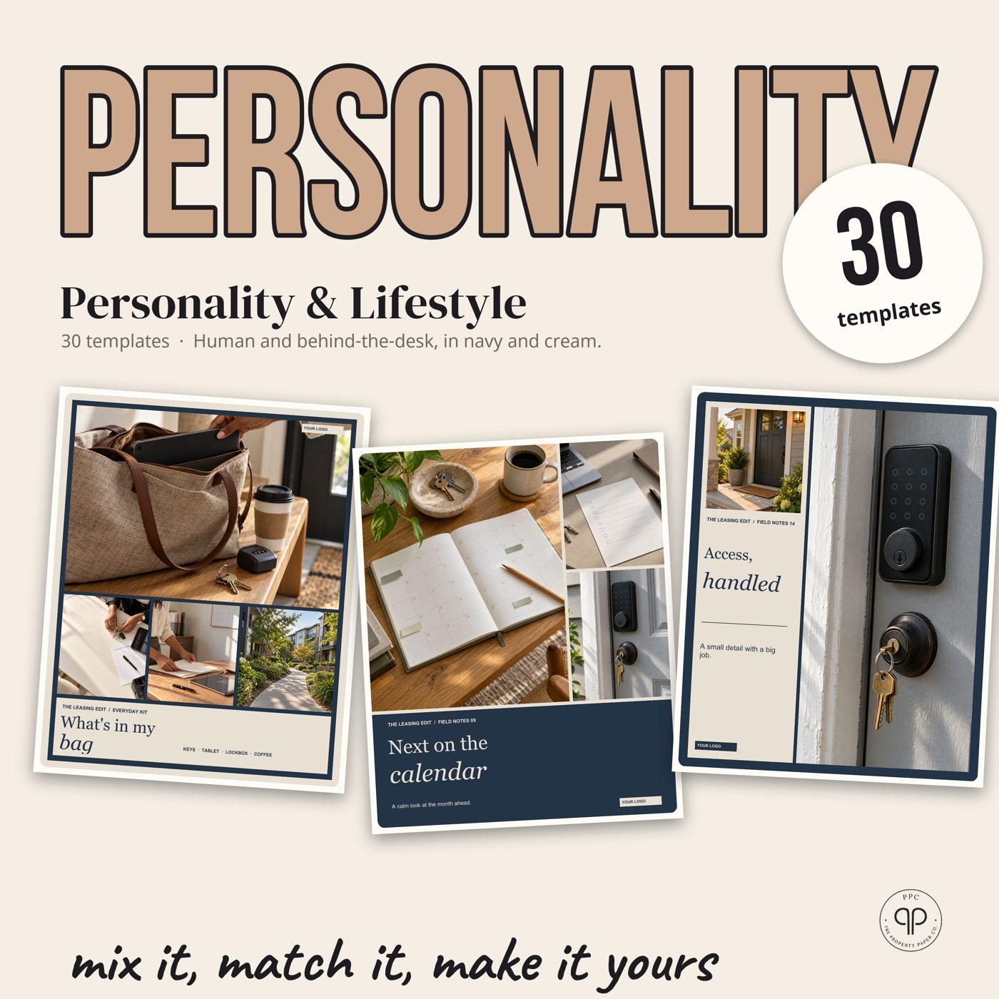 Personality & Lifestyle: 30 templates, from The Mix & Match Edit