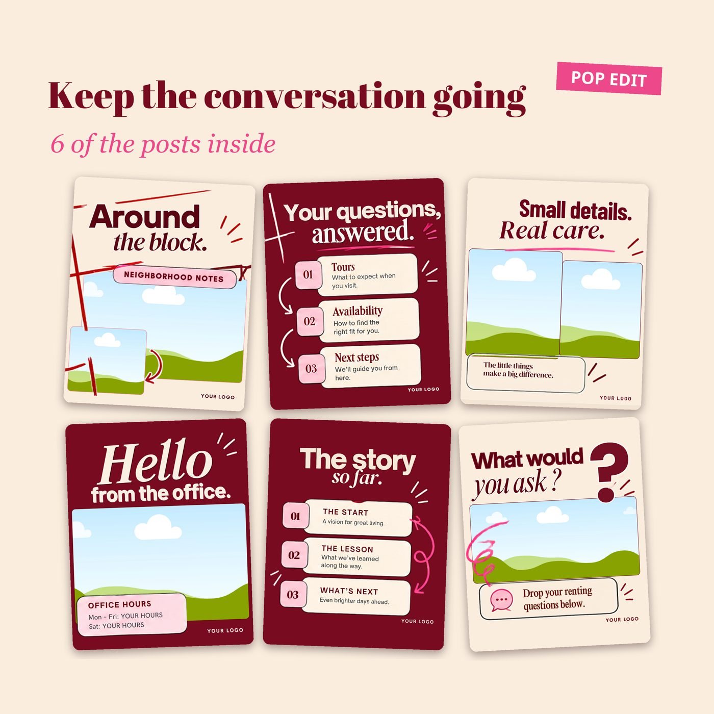 Keep the conversation going: 6 of the posts inside, from Pop Edit