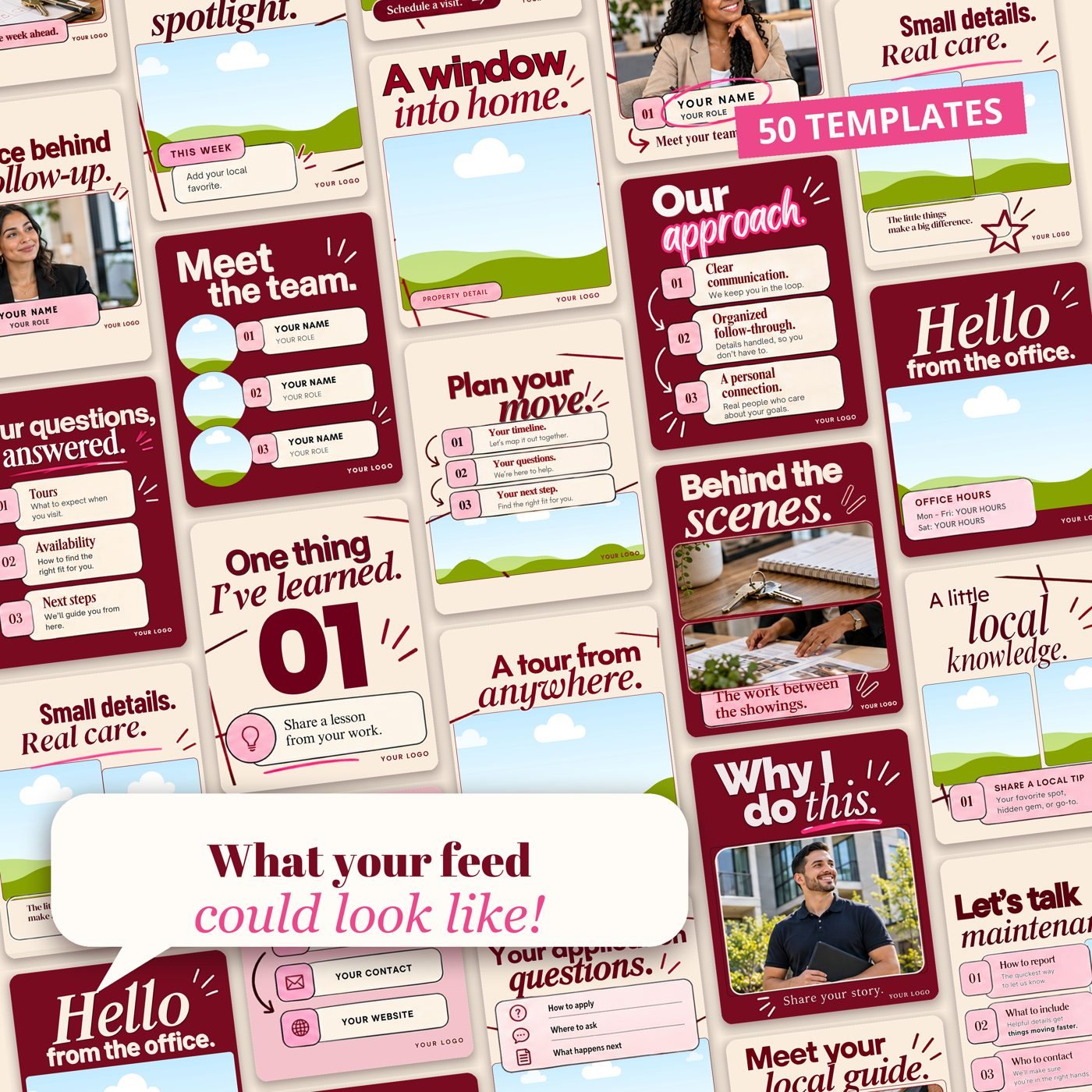 Pop Edit templates
