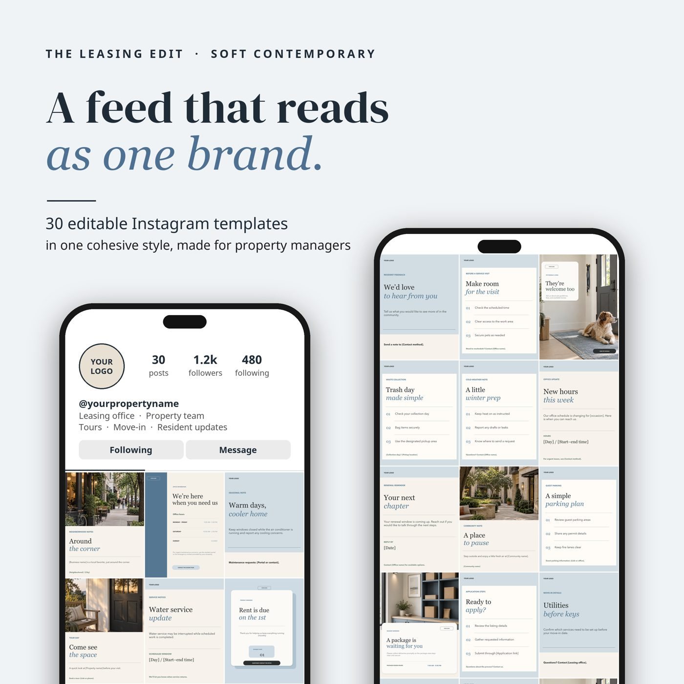 On the grid: One cohesive feed, from Soft Contemporary